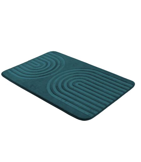 Tapis de Bain Microfibre Allure 45x75cm Bleu Émeraude