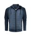 Mens Keyport Hooded Hybrid Jacket Navy James Harvest-2
