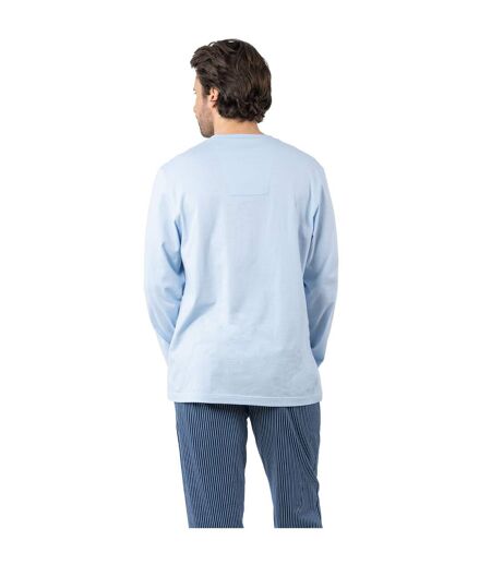 Pyjama long col V homme Coton Bio Eminence