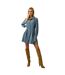 Robe Chemisier Courte Femme Gris Foncé Jack Wills-1