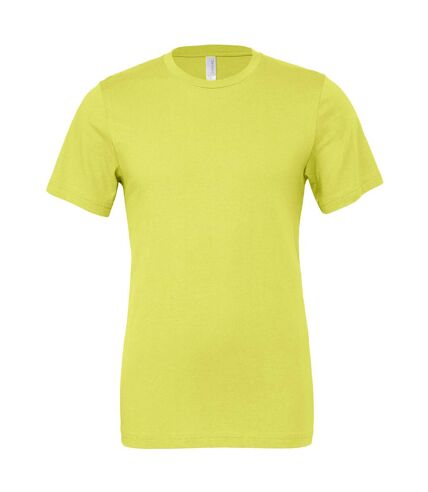 B & C - T-shirt à col rond - Mixte (Jaune vert) - UTRW5722