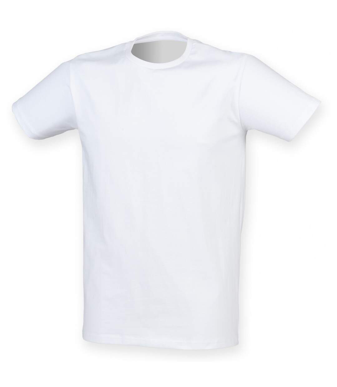 T-shirt manches courtes feel good homme blanc Skinni Fit-1