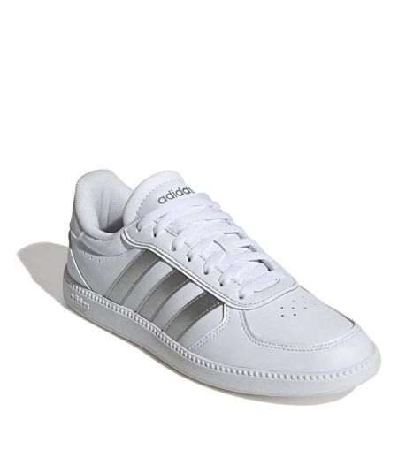 Baskets Breaknet Femme Blanc Argenté Adidas