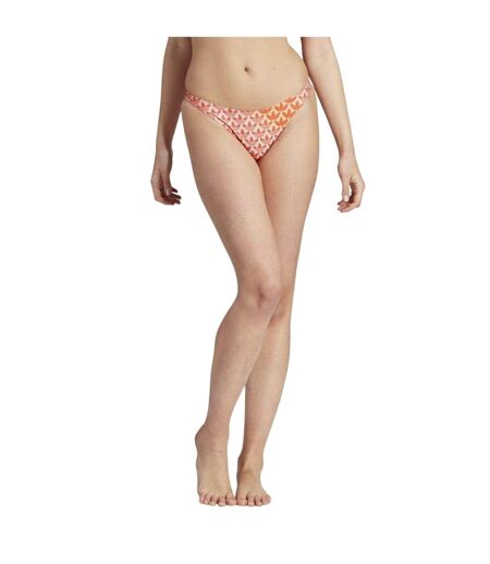 Bas De Maillot De Bain Motif/style Monogramme Femme Rose Pâle Orange Adidas