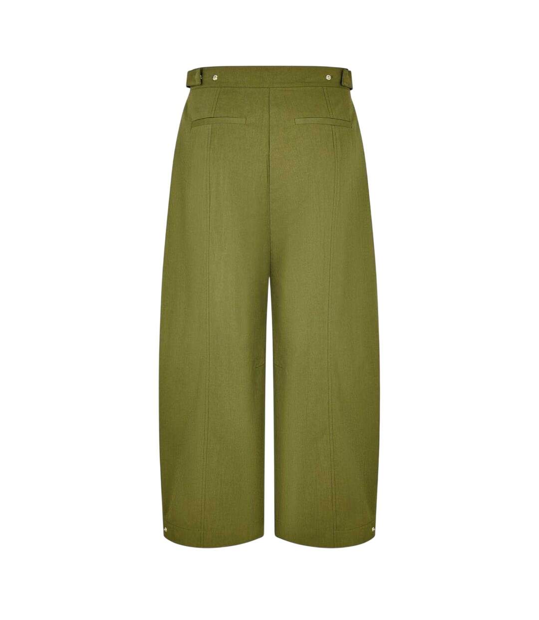 Womens/ladies Bianca Wide Leg Trousers Grape Leaf Edited-2