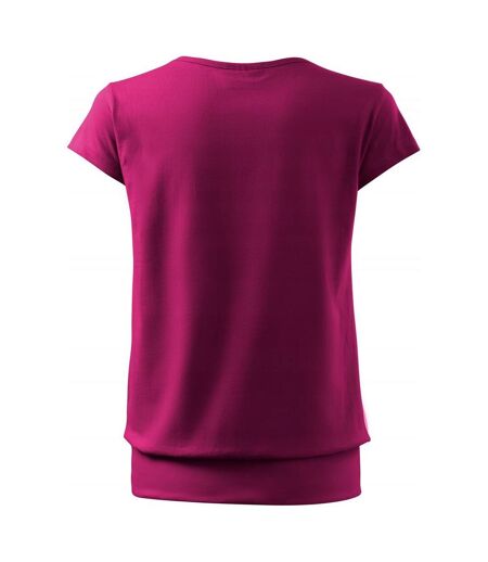 T-shirt Femme Violet Clair Malfini