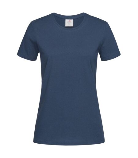 T-shirt Femmes Bleu Marine Stedman