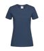 T-shirt Femmes Bleu Marine Stedman-2