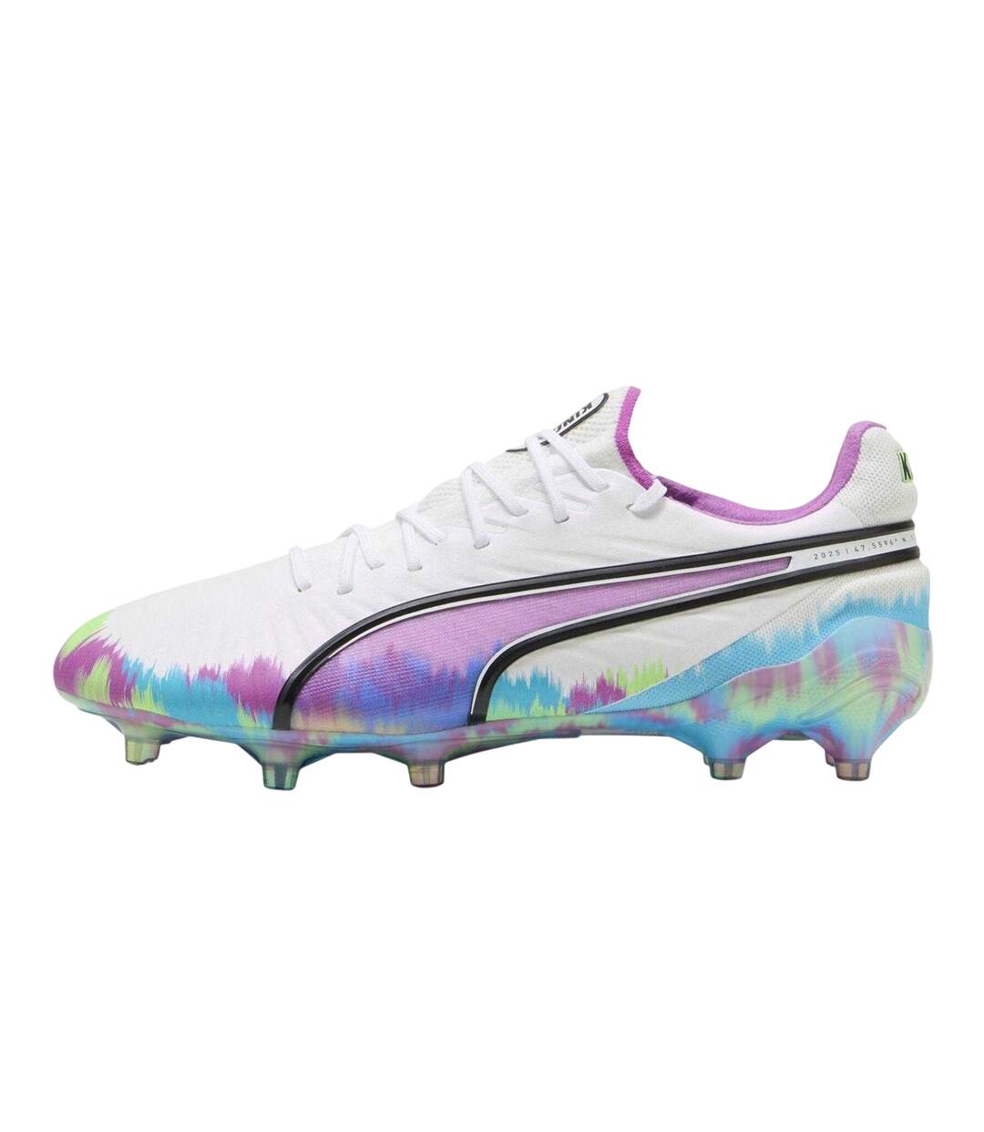 Mens King Ultimate Brilliance Tie Dye Firm Ground Football Boots White Puma-3