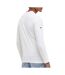 T-shirt Manches Longues Blanc Homme SUPERDRY Sleeve Jersey Crew - L