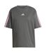 Womens/ladies Essentials 3 Stripes T-shirt Pink Adidas-1
