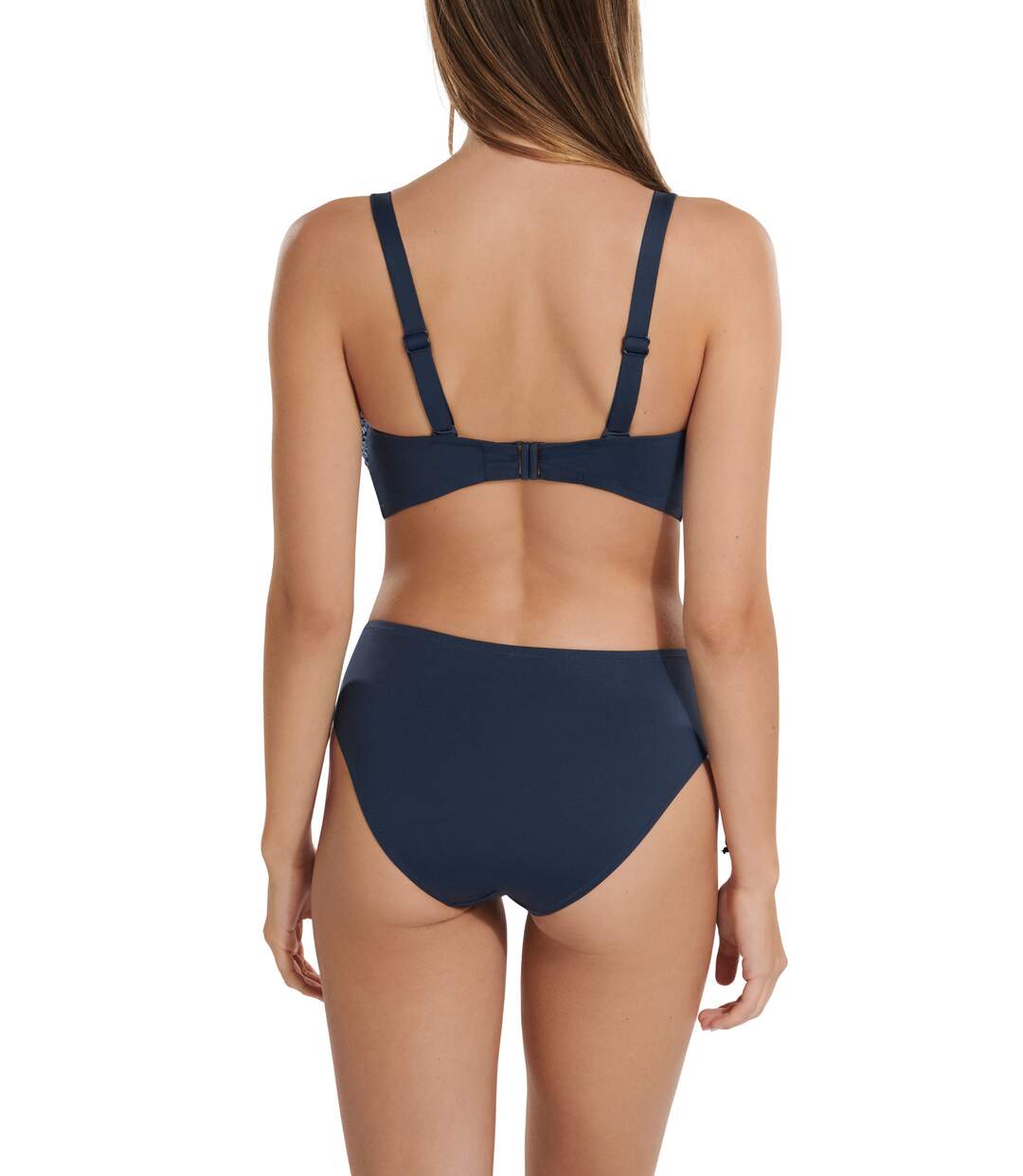 Bas maillot slip de bain taille haute côtés réglables Veracruz Lisca-3