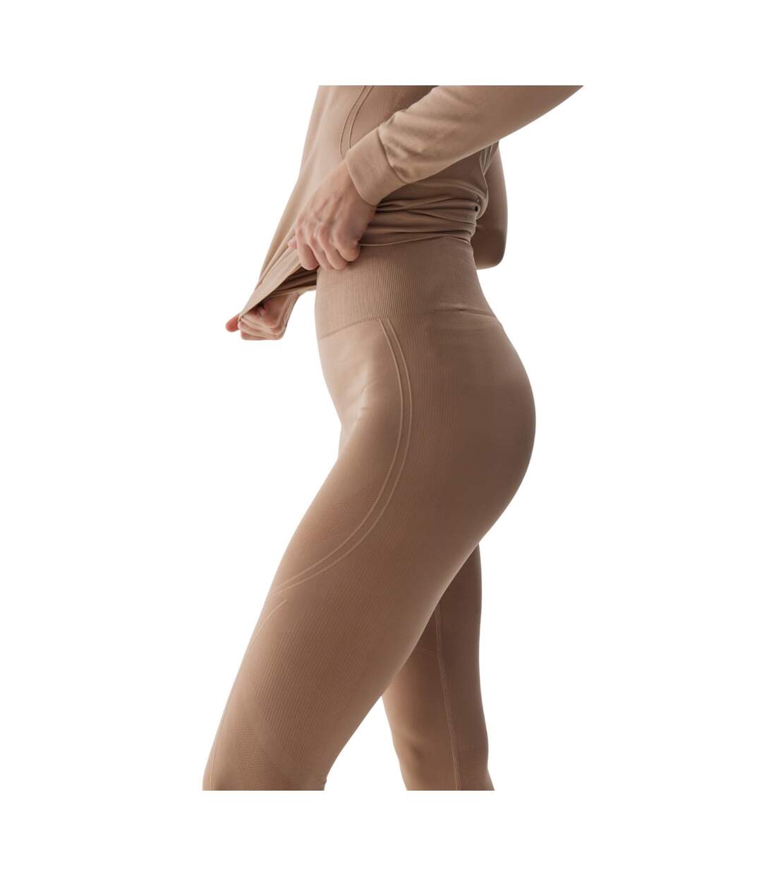 Legging Waw24useaf157 Femme Marron Clair 4F-3
