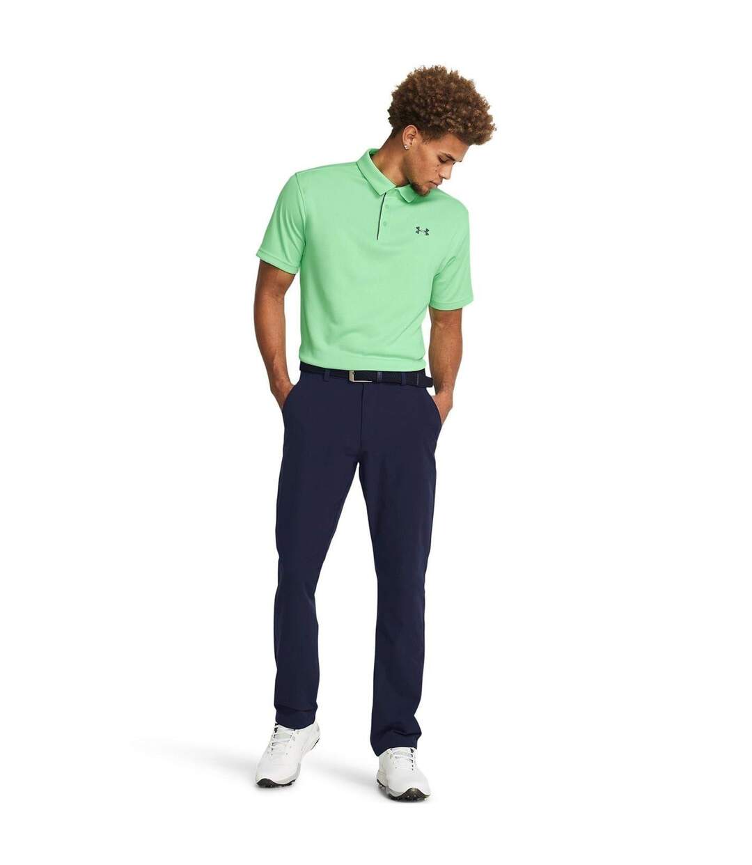 Pantalon Tech Homme Bleu Foncé Under Armour-4