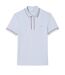 Mens Smart Paris Pique Stretch Regular Polo Shirt Blue Lacoste-1