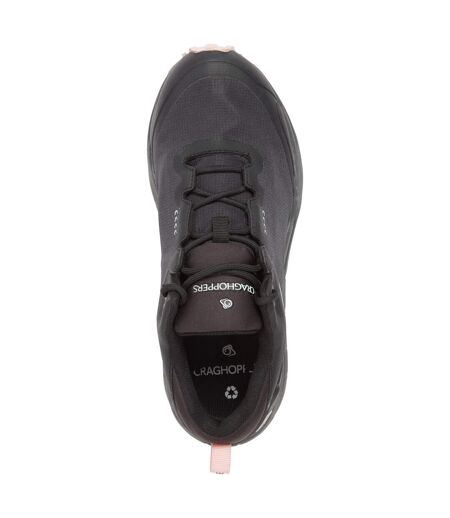 Womens/ladies Adflex Ankle Boots Black Pink Clay Craghoppers