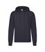 Sweat À Capuche Classic Adulte Bleu Marine Sombre Fruit Of The Loom-1