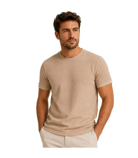 Unisex Adult Gosford Regular T-shirt Stone Threadbare