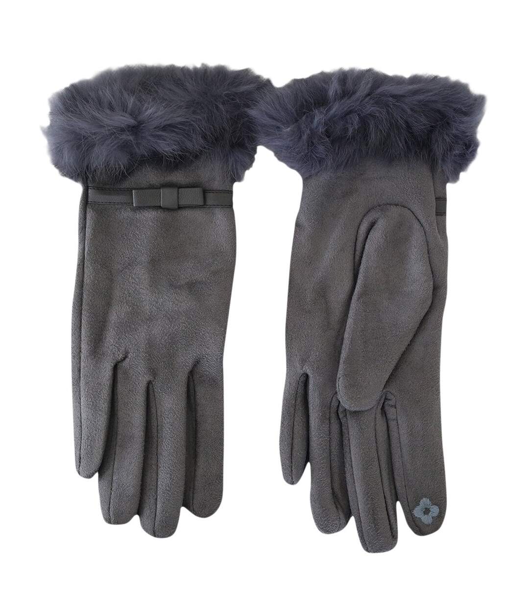 Gants fausse fourrure-2