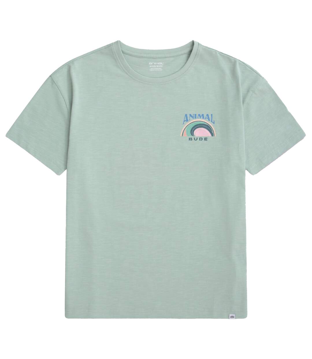 Womens/ladies leena bude t-shirt green Animal-1