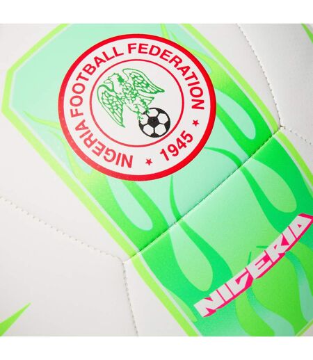 Ballon De Foot Motif/style Nigeria Fc Taille 5 Blanc Vert Nike