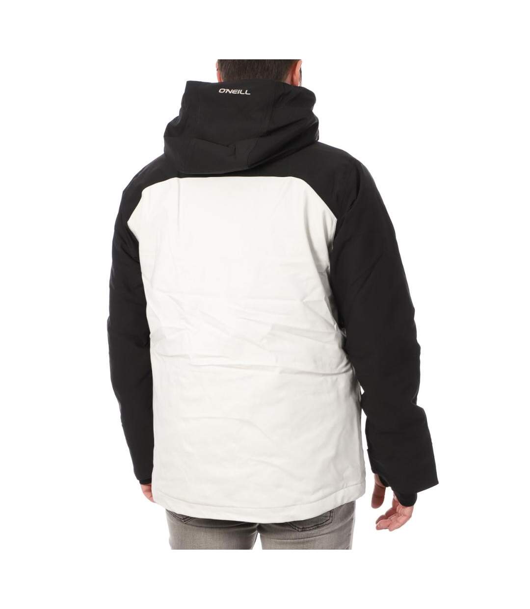 Manteau de ski Jaune Écru/Noir Homme O'Neill Total Disorder - L-2