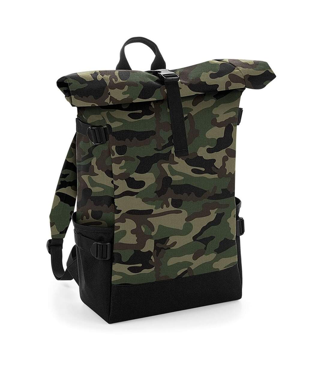 Sac à dos roll-top 22L - compartiment ordinateur - BG858 - vert camouflage militaire army