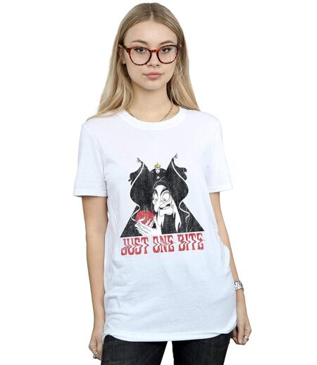 Disney - T-shirt SNOW WHITE JUST ONE BITE - Femme (Blanc) - UTBI17020
