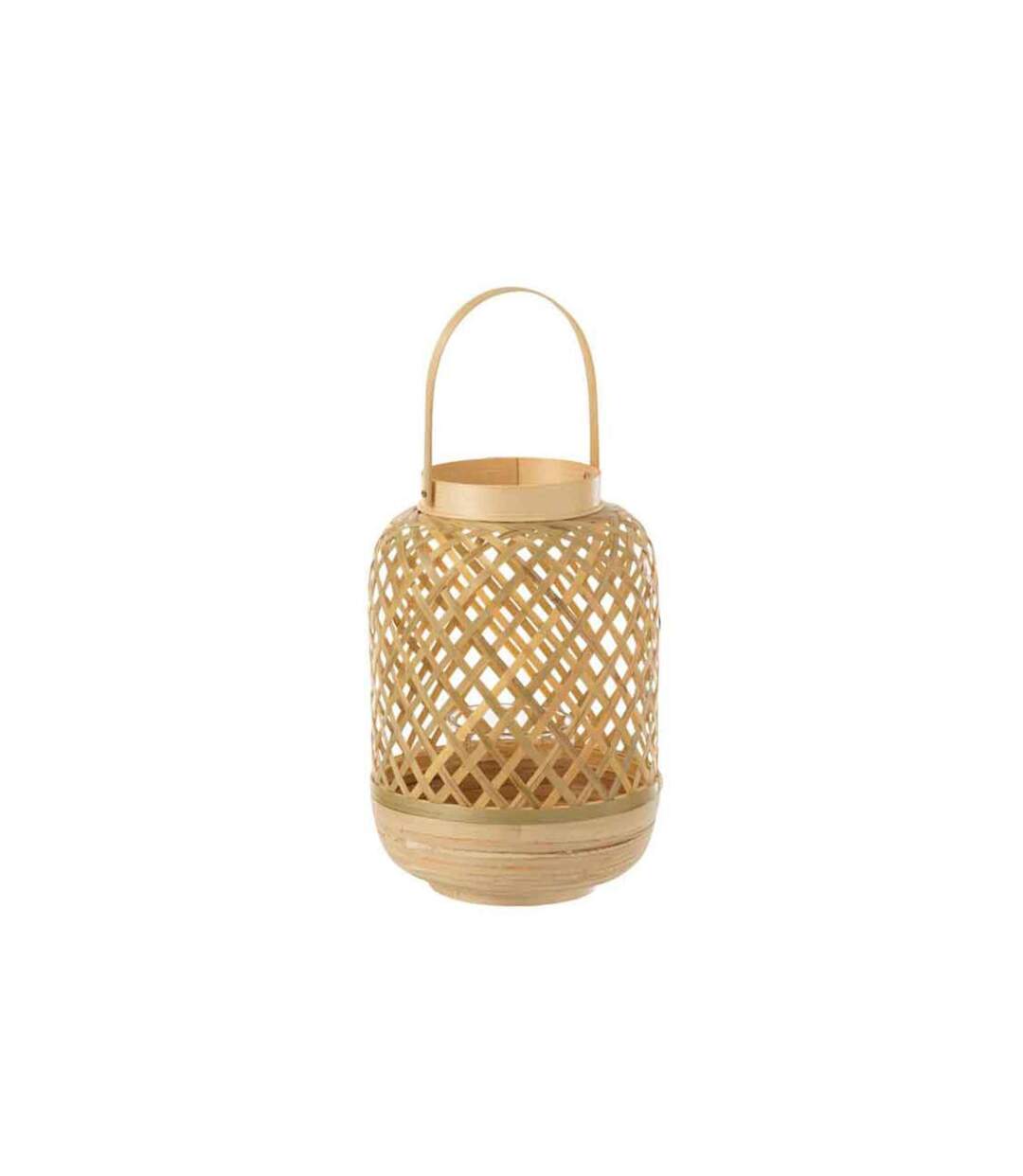 Lanterne Déco en Bambou Evi 43cm Naturel-1