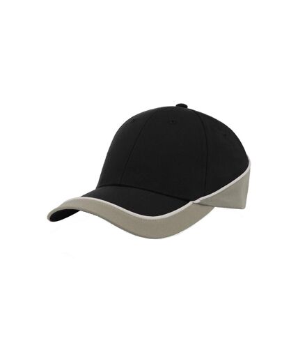 Casquette compétition racing mixte noir / gris Atlantis