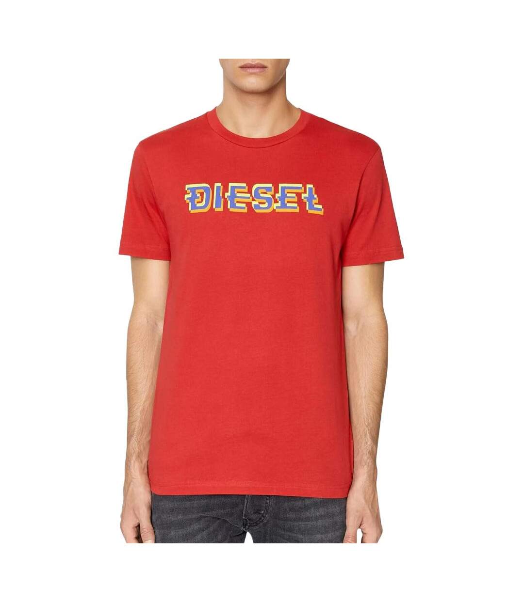 T-shirt Rouge Homme Diesel Diegor42A - L-1