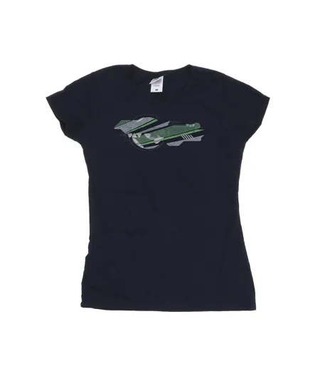 Disney T-shirt en coton Femme/Ladies Lightyear Graphic Title (Bleu marine) - UTBI29123