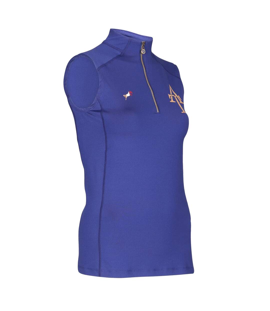 Haut thermique team femme bleu marine Aubrion-3