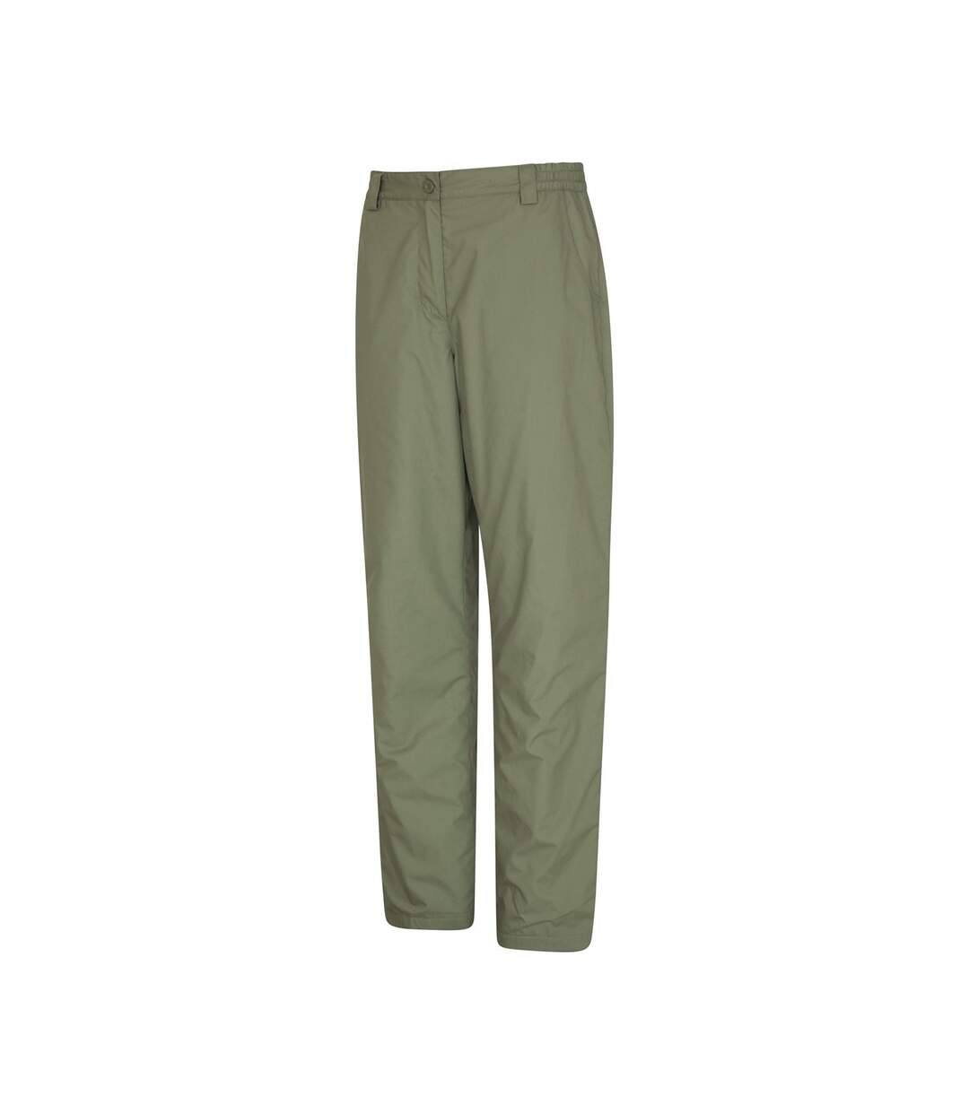 Womens/ladies Trek Ii Regular Winter Trousers Khaki Mountain Warehouse-3
