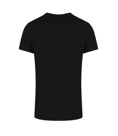 Mens Resort Logo T-shirt Black White Balmain