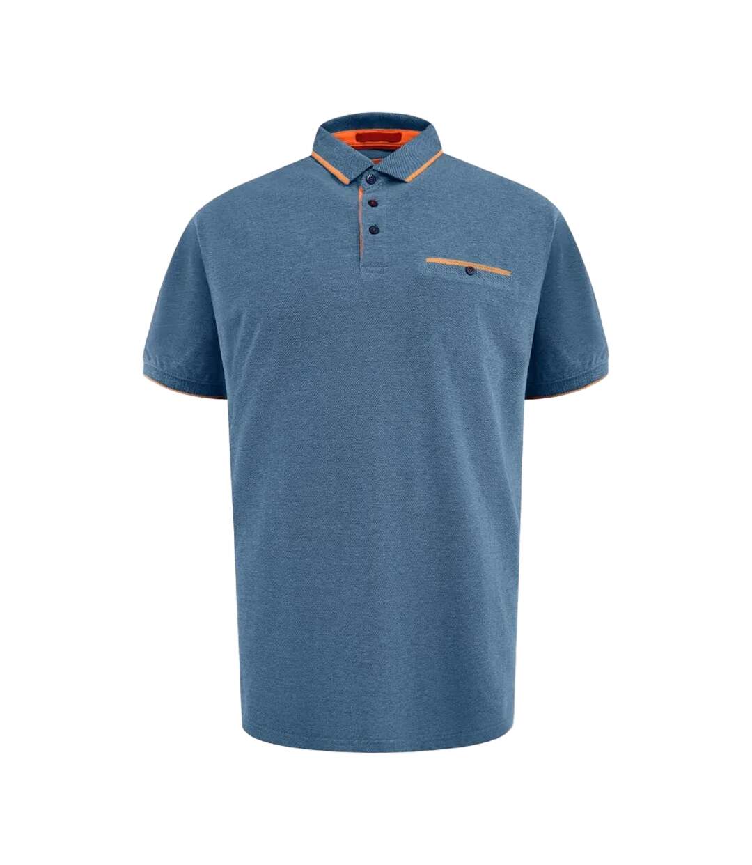 Polo Manches Courtes Taille Grand Harvey Homme Bleu Sarcelle Duke-2