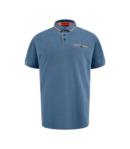Polo Manches Courtes Taille Grand Harvey Homme Bleu Sarcelle Duke