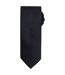 Unisex adult micro waffle tie one size black Premier