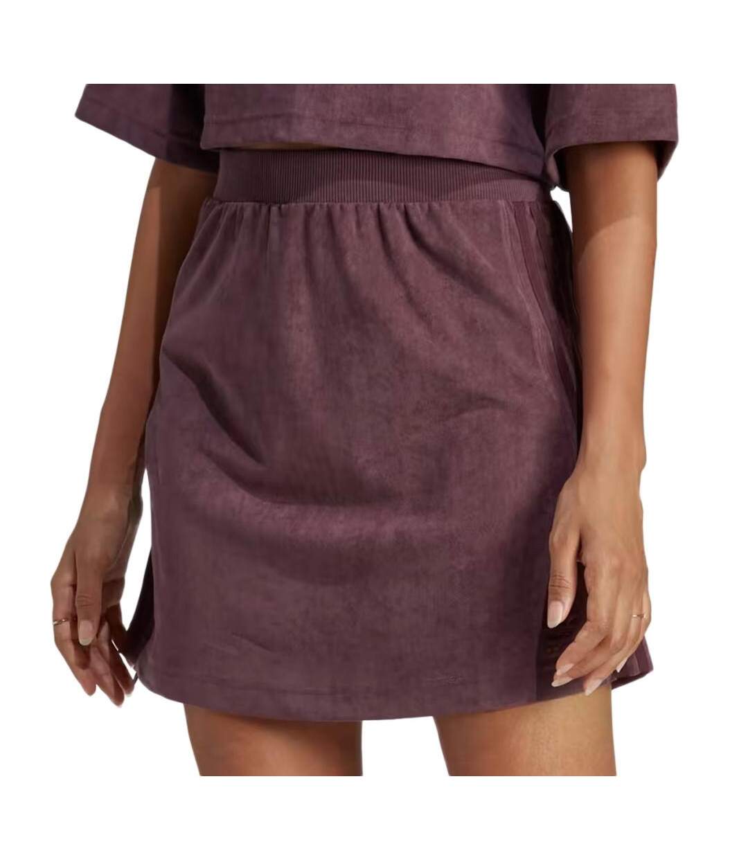 Jupe Violette Femme Adidas Suede Skirt - 36-1