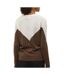 Pull marron/blanc femme vero moda plaza-2