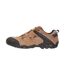 Mens curlews waterproof suede walking shoes dark beige Mountain Warehouse