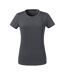 Russell Womens/Ladies Heavyweight Short-Sleeved T-Shirt (Aluminium Gray)