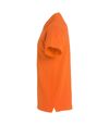 Clique Mens Basic Polo Shirt (Blood Orange)
