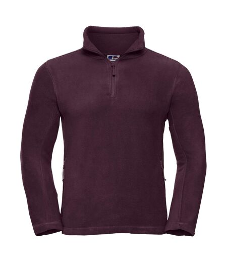 Polaire À Fermeture Zippée Homme Bordeaux Russell