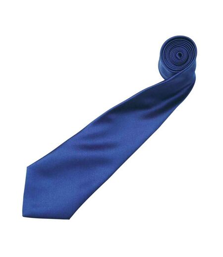 Cravate Unie Homme Taille Unique Bleu Foncé Premier
