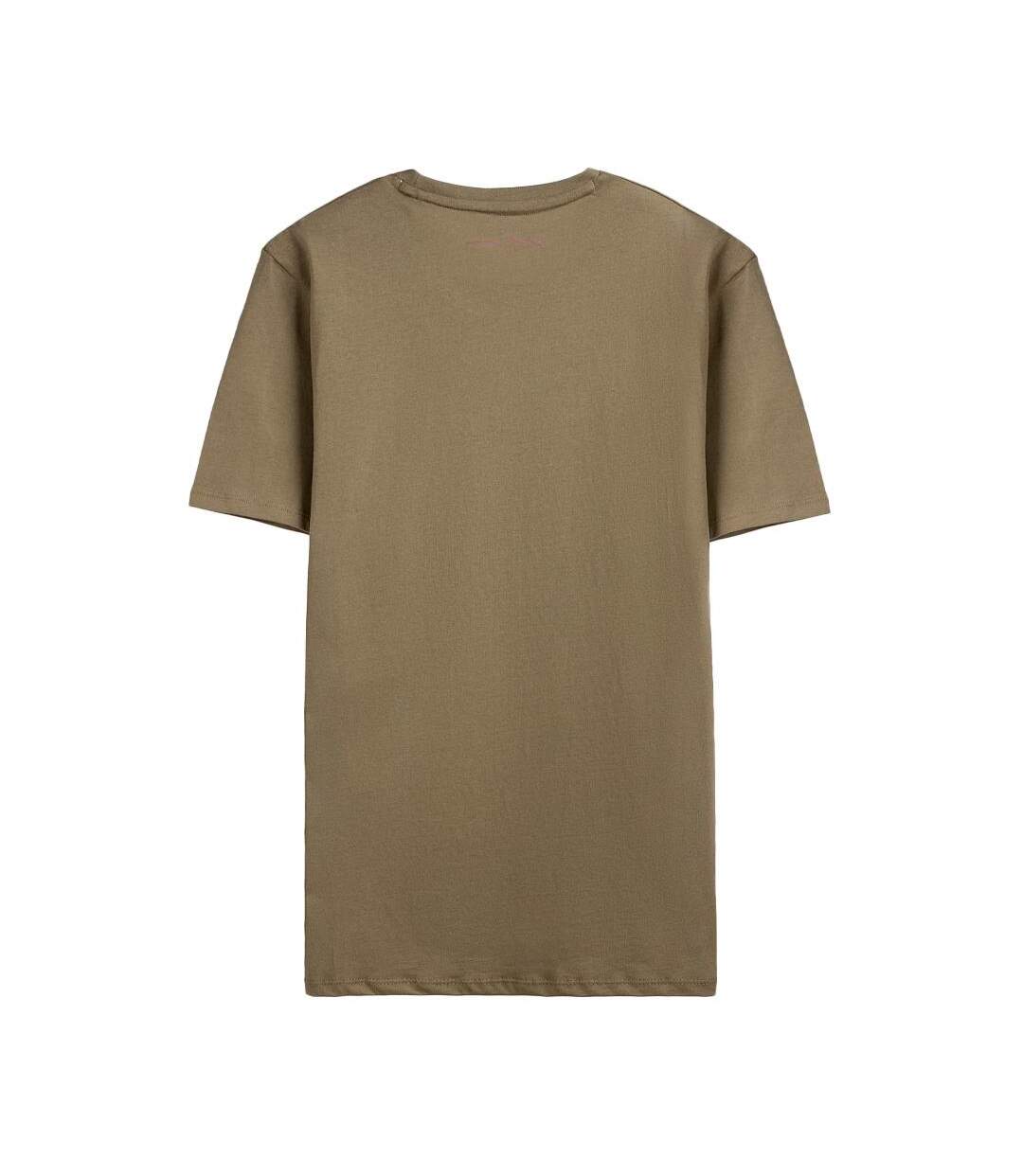 T-shirt kaki clair homme teddy smith 11017024d0-2