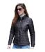 Tee Jays Womens/Ladies Berlin Square Quilted Jacket (Black)