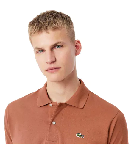 Polo L.12.12 Original Homme Marron Clair Lacoste