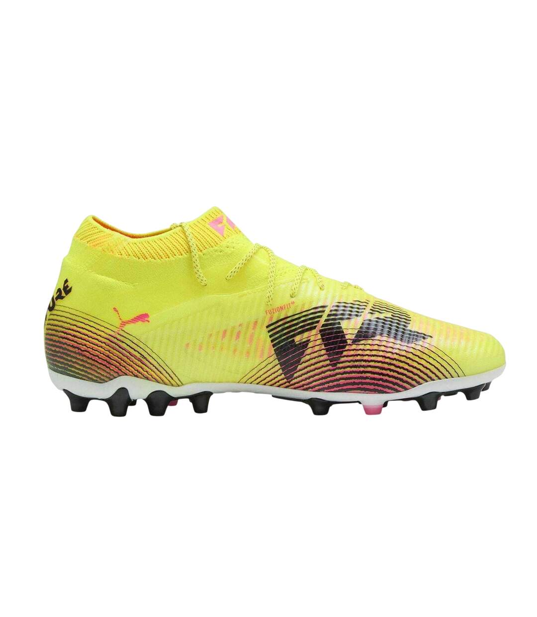 Mens Future 8 Ultimate Lace Up Firm Ground Football Boots Yellow Puma-1