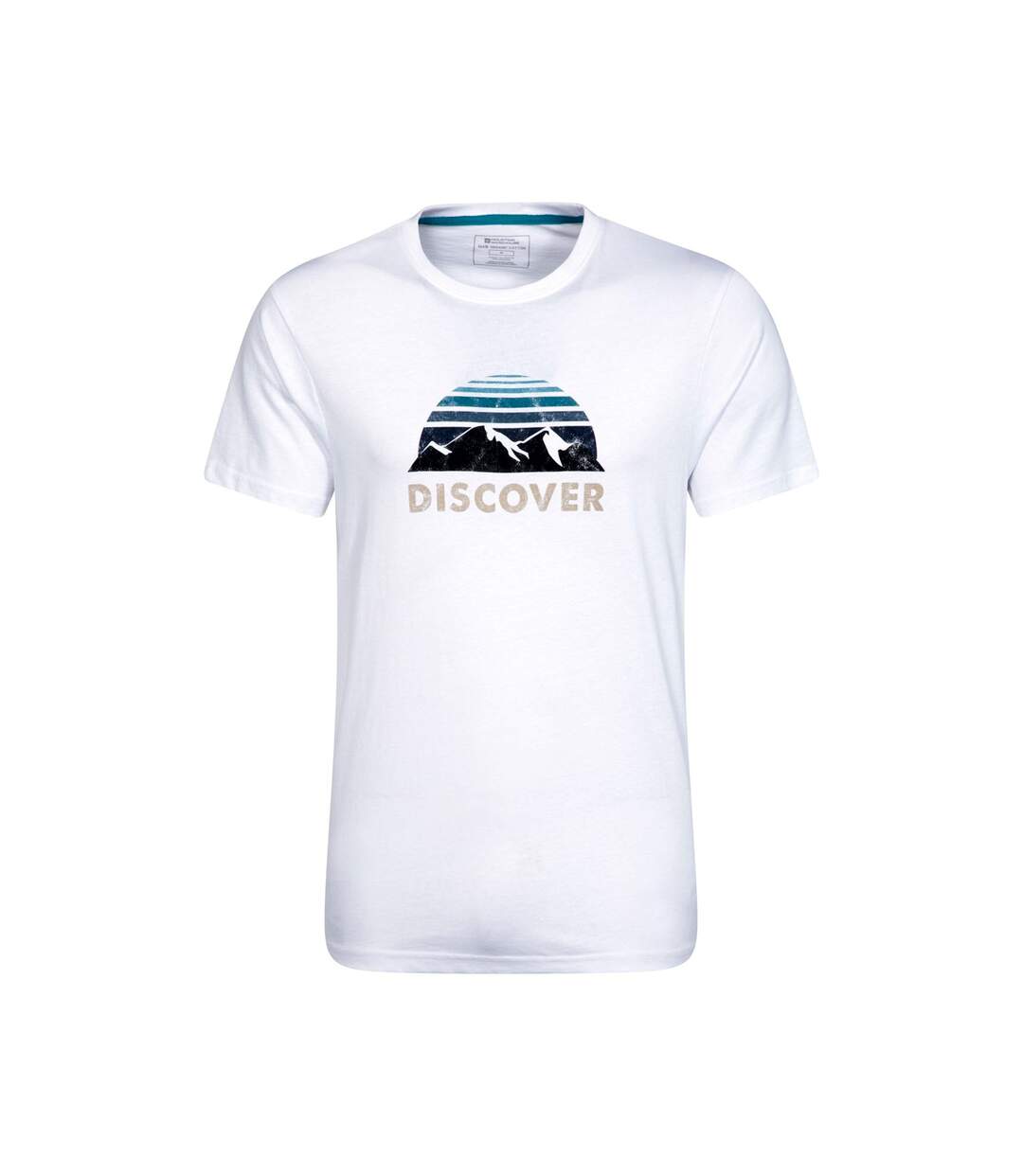 T-shirt discover homme blanc Mountain Warehouse Mountain Warehouse